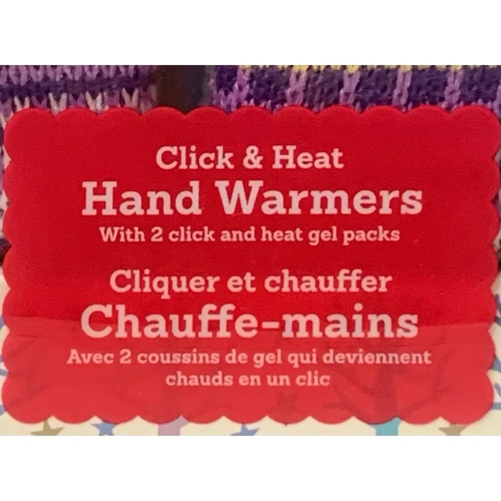 Toddler Pre-School Little Girl Click & Heat Koala Bear Reusable Hand Warmers NIB
